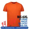 ARBEITS-T-SHIRT HERREN | PRO Wear 300 von ID / Farbe: orange / 60% BAUMWOLLE 40% POLYESTER
