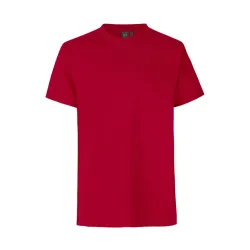 ARBEITS-T-SHIRT HERREN | PRO Wear 300 von ID / Farbe: rot / 60% BAUMWOLLE 40% POLYESTER