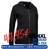 ARBEITSJACKE / FULL ZIPPER / SWEATJACKE DAMEN | 629 von ID / Farbe: schwarz / 60% BAUMWOLLE 40% POLYESTER