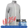 ARBEITSJACKE / FULL ZIPPER / SWEATJACKE DAMEN | Kontrast 627 von ID / Farbe: grau / 75% BAUMWOLLE 15% POLYESTER 10% VISKOSE
