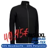 ARBEITSJACKE / FULL ZIPPER / SWEATJACKE HERREN | 628 von ID / Farbe: schwarz / 60% BAUMWOLLE 40% POLYESTER