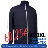 ARBEITSJACKE / FULL ZIPPER / SWEATJACKE HERREN| Kontrast 626 von ID / Farbe: navy / 75% BAUMWOLLE 15% POLYESTER 10% VISKOSE