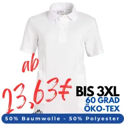 DAMEN - KASACK - Polo - 2546 von LEIBER / Farbe: weiß / 50 % Baumwolle 50 % Polyester
