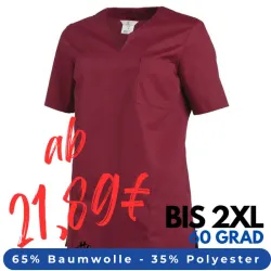 DAMEN - KASACK 1249 von LEIBER / Farbe: beere / 65 % Polyester 35 % Baumwolle