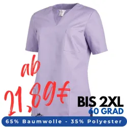 DAMEN - KASACK 1249 von LEIBER / Farbe: flieder / 65 % Polyester 35 % Baumwolle