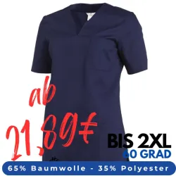 DAMEN - KASACK 1249 von LEIBER / Farbe: marine / 65 % Polyester 35 % Baumwolle