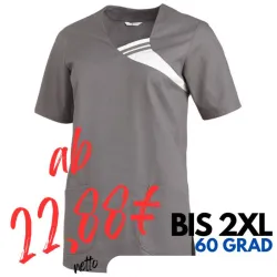 DAMEN - KASACK 1255 von LEIBER / Farbe: grau / 65 % Polyester 35 % Baumwolle