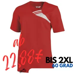 DAMEN - KASACK 1255 von LEIBER / Farbe: rot / 65 % Polyester 35 % Baumwolle