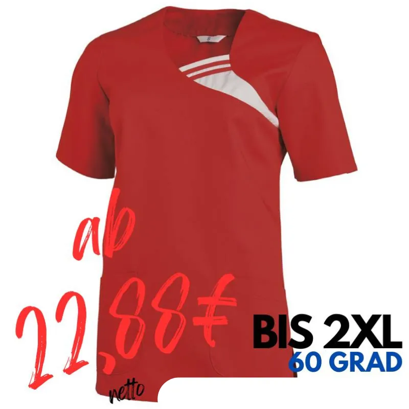 DAMEN - KASACK 1255 von LEIBER / Farbe: rot / 65 % Polyester 35 % Baumwolle | MEIN-KASACK.de - KASACK - KASACKS