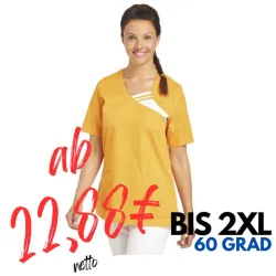 DAMEN - KASACK 1255 von LEIBER / Farbe: sun (orange) / 65 % Polyester 35 % Baumwolle