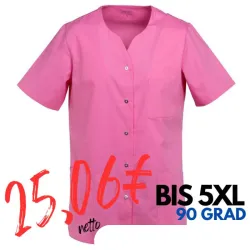 DAMEN - KASACK 240 von MEIN-KASACK.de  / Farbe: pink / 50% Baumwolle 50% Polyester 175 g