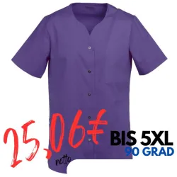 DAMEN - KASACK 240 von MEIN-KASACK.de  / Farbe: purple - lila / 50% Baumwolle 50% Polyester 175 g