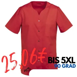 DAMEN - KASACK 240 von MEIN-KASACK.de  / Farbe: rot / 50% Baumwolle 50% Polyester 175 g