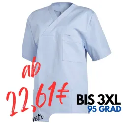 DAMEN - KASACK 2451 von LEIBER / Farbe: hellblau / 65 % Polyester 35 % Baumwolle