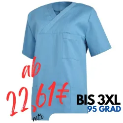 DAMEN - KASACK 2451 von LEIBER / Farbe: türkis / 65 % Polyester 35 % Baumwolle