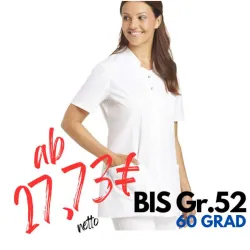 DAMEN - KASACK 2505 von LEIBER / Farbe: weiß / 50% Baumwolle 50% Polyester