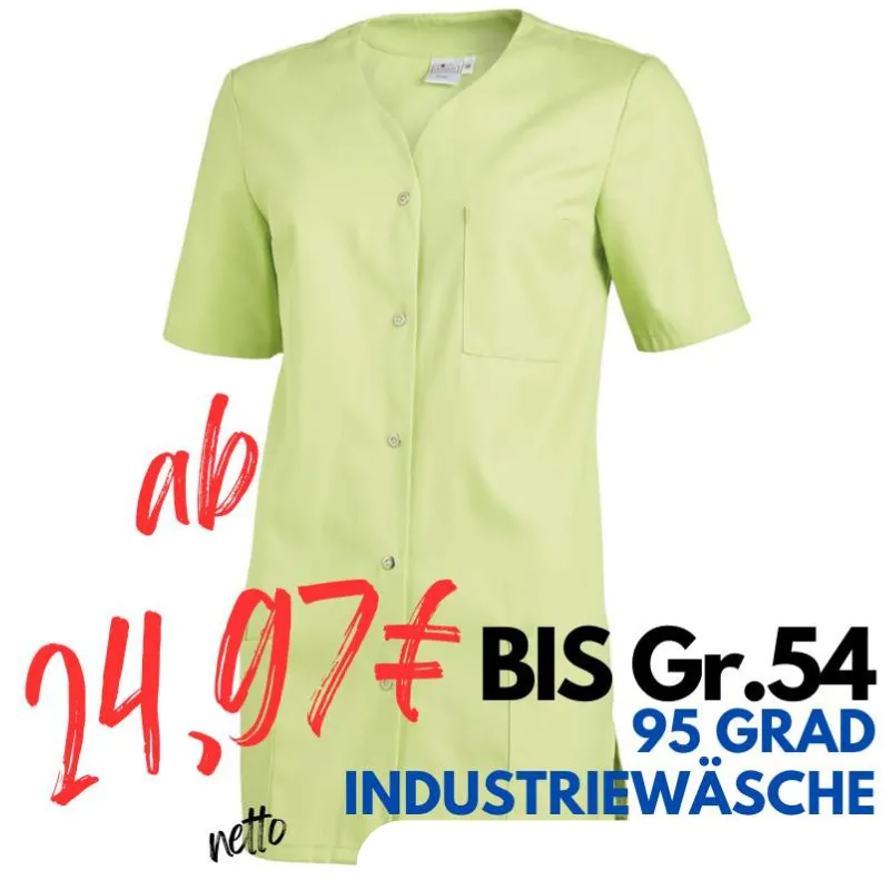 DAMEN - KASACK 2549 von LEIBER / Farbe: hellgrün / 65 % Polyester 35 % Baumwolle 190 g/m² | MEIN-KASACK.de - KASACK - KASACKS