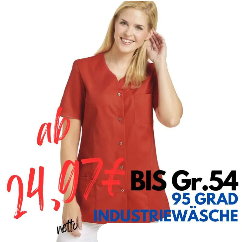 DAMEN - KASACK 2549 von LEIBER / Farbe: lobster / 65 % Polyester 35 % Baumwolle 190 g/m² | MEIN-KASACK.de - KASACK - KASACKS