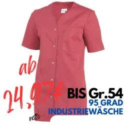 DAMEN - KASACK 2549 von LEIBER / Farbe: rot / 65 % Polyester 35 % Baumwolle 190 g/m²