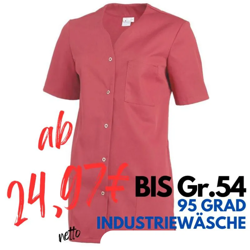 DAMEN - KASACK 2549 von LEIBER / Farbe: rot / 65 % Polyester 35 % Baumwolle 190 g/m² | MEIN-KASACK.de - KASACK - KASACKS