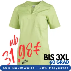 DAMEN - KASACK 2557 von LEIBER / Farbe: hellgrün / 50 % Baumwolle 50 % Polyester