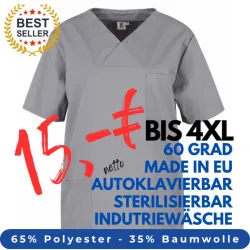 HERREN - KASACK 2651 von MEIN-KASACK.de / Farbe: anthrazit - grau / 65%PES - 35%BW - 170g/m²