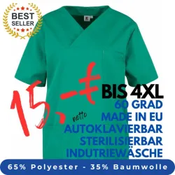 HERREN - KASACK 2651 von MEIN-KASACK.de / Farbe: dunkelgrün / 65%PES - 35%BW - 170g/m²