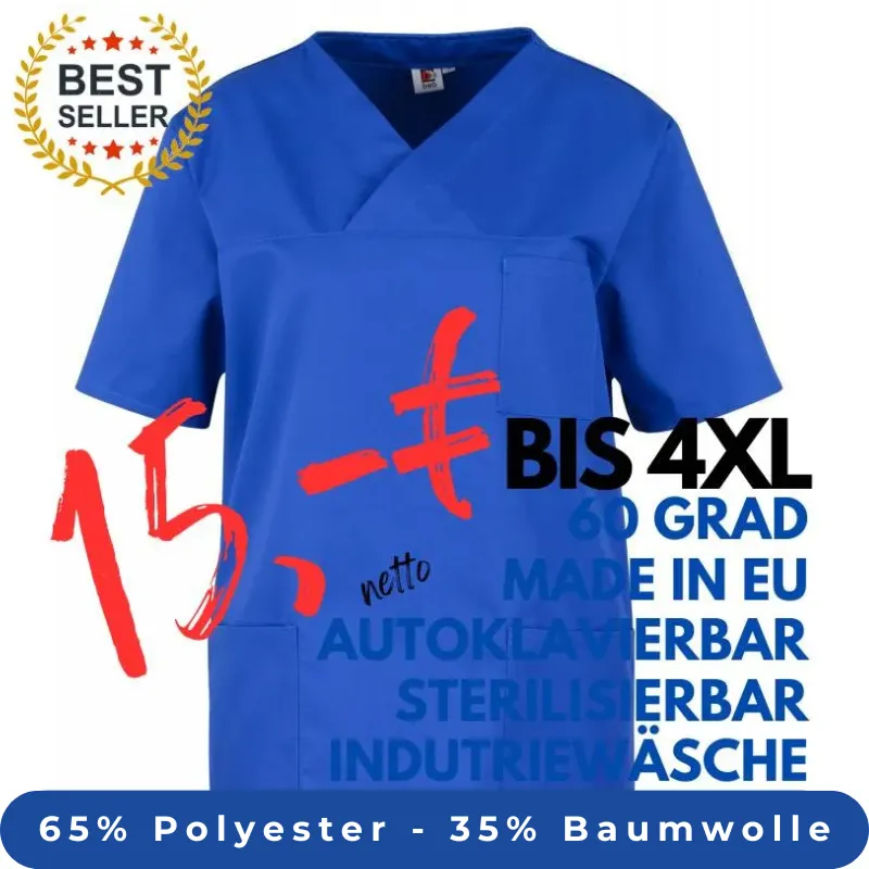 HERREN - KASACK 2651 von MEIN-KASACK.de / Farbe: kornblau / 65%PES - 35%BW - 170g/m² | MEIN-KASACK.de - KASACK - KASACKS