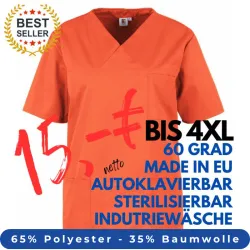 HERREN - KASACK 2651 von MEIN-KASACK.de / Farbe: orange / 65%PES - 35%BW - 170g/m²