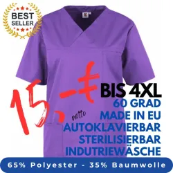 HERREN - KASACK 2651 von MEIN-KASACK.de / Farbe: violett / 65%PES - 35%BW - 170g/m²