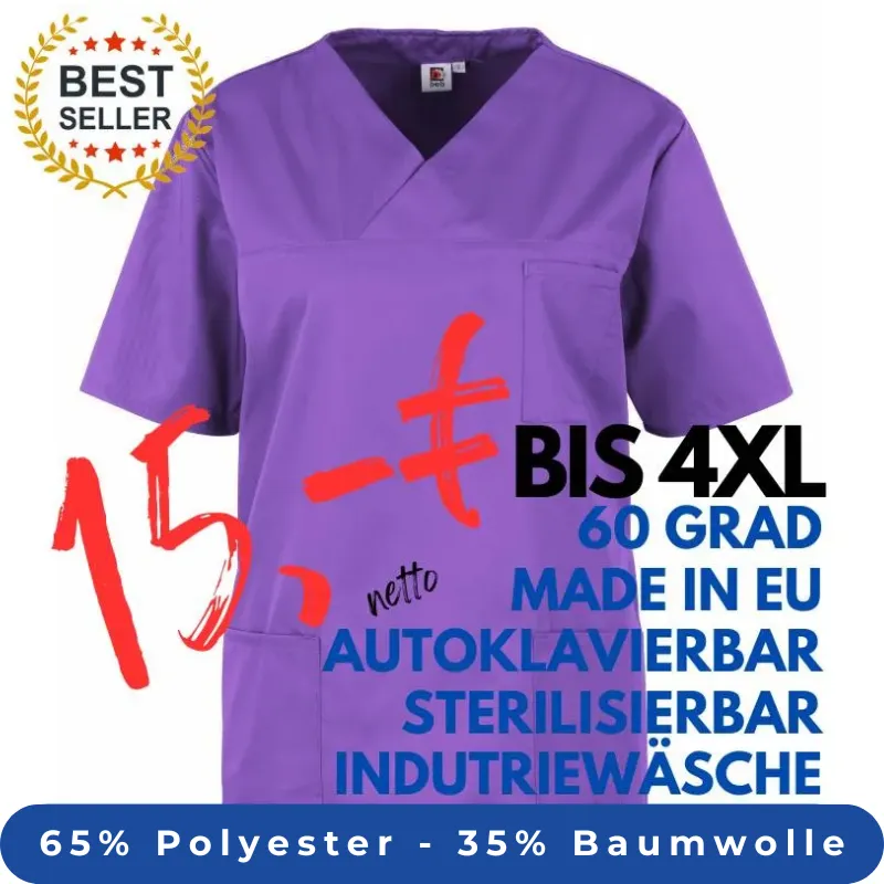 HERREN - KASACK 2651 von MEIN-KASACK.de / Farbe: violett / 65%PES - 35%BW - 170g/m² | MEIN-KASACK.de - KASACK - KASACKS