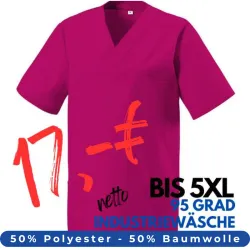 HERREN - KASACK 273 von MEIN-KASACK.de / Farbe: berry / 50% Baumwolle 50% Polyester 175 gr.