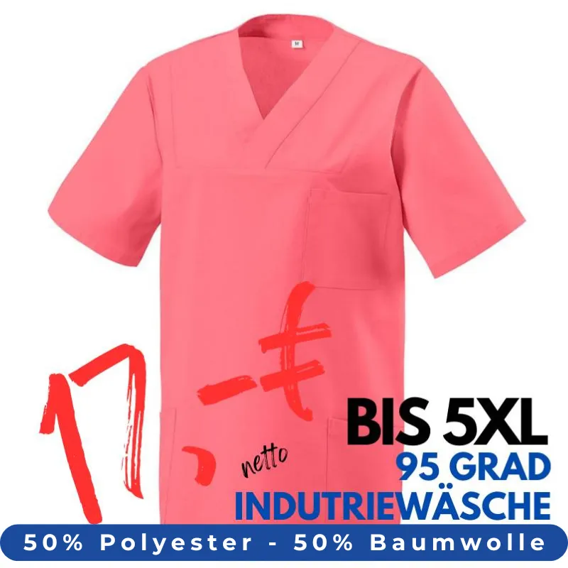 HERREN - KASACK 273 von MEIN-KASACK.de / Farbe: electric pink / 50% Baumwolle 50% Polyester 175 gr. | MEIN-KASACK.de - KASACK - KASACKS
