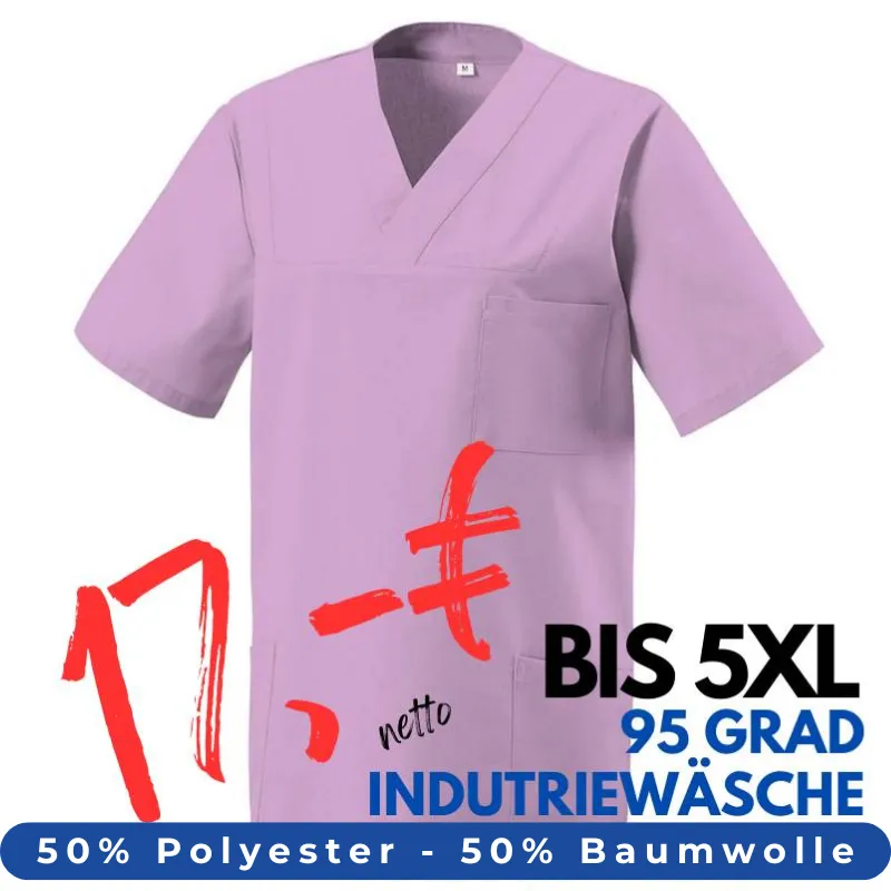 HERREN - KASACK 273 von MEIN-KASACK.de / Farbe: flieder / 50% Baumwolle 50% Polyester 175 gr. | MEIN-KASACK.de - KASACK - KASACKS