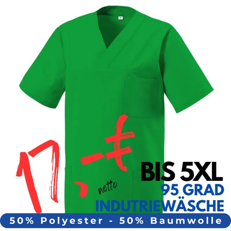 HERREN - KASACK 273 von MEIN-KASACK.de / Farbe: kelly green / 50% Baumwolle 50% Polyester 175 gr. | MEIN-KASACK.de - KASACK - KASACKS
