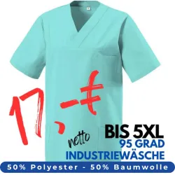 HERREN - KASACK 273 von MEIN-KASACK.de / Farbe: mint / 50% Baumwolle 50% Polyester 175 gr.