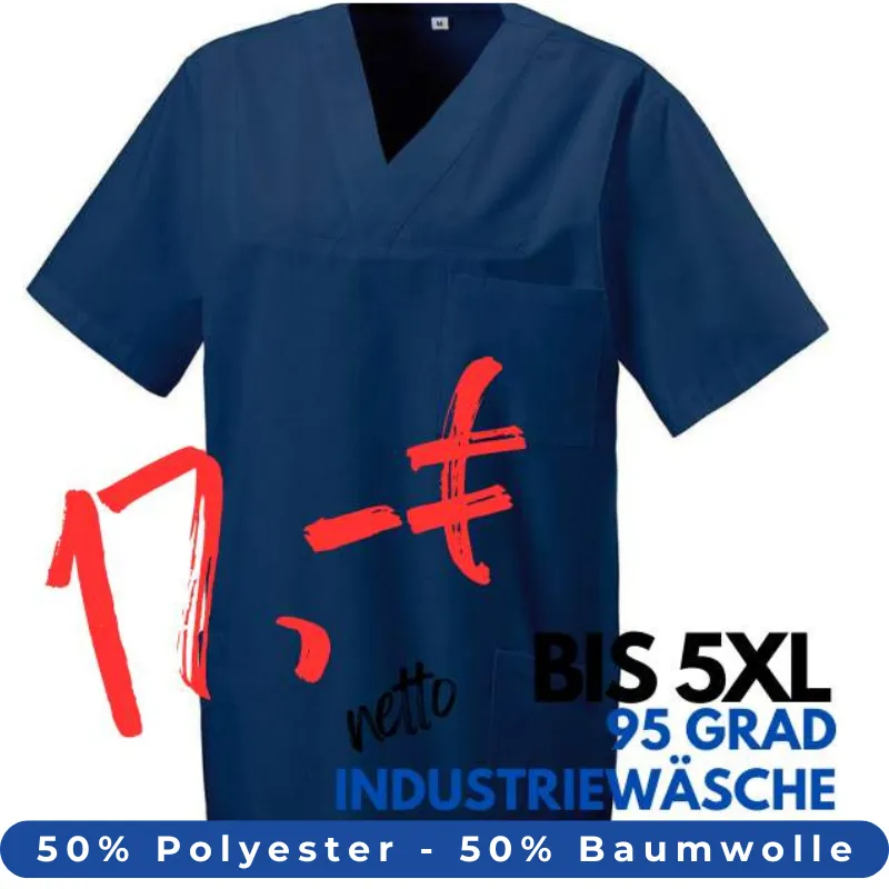 HERREN - KASACK 273 von MEIN-KASACK.de / Farbe: navy / 50% Baumwolle 50% Polyester 175 gr. | MEIN-KASACK.de - KASACK - KASACKS