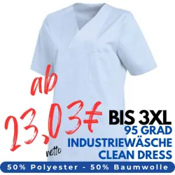 DAMEN - KASACK 2732 von LEIBER / Farbe: hellblau / 50% Baumwolle 50% Polyester