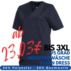 DAMEN - KASACK 2732 von LEIBER / Farbe: marine / 50% Baumwolle 50% Polyester