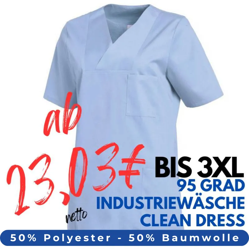 DAMEN - KASACK 2732 von LEIBER / Farbe: ozeanblau / 50% Baumwolle 50% Polyester | MEIN-KASACK.de - KASACK - KASACKS