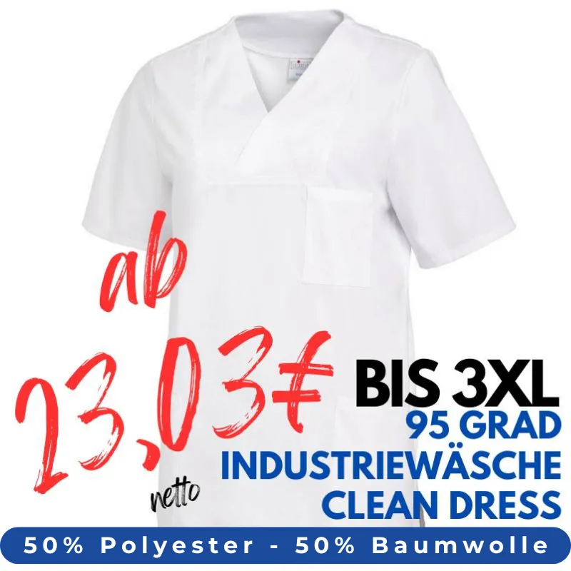 DAMEN - KASACK 2732 von LEIBER / Farbe: weiß / 50% Baumwolle 50% Polyester | MEIN-KASACK.de - KASACK - KASACKS