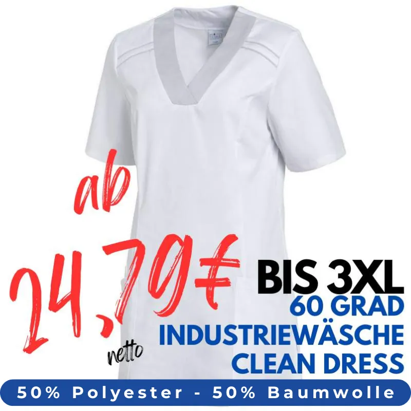 DAMEN - KASACK 2798 von LEIBER / Farbe: weiß / 50% Baumwolle, 50% Polyester | MEIN-KASACK.de - KASACK - KASACKS