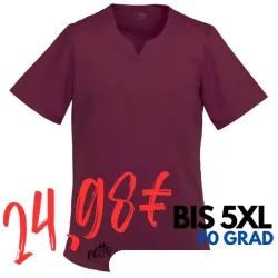 DAMEN - KASACK 293 von MEIN-KASACK.de  / Farbe: bordeaux / 50% Baumwolle 50% Polyester 175 gr.