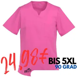 DAMEN - KASACK 293 von MEIN-KASACK.de  / Farbe: pink / 50% Baumwolle 50% Polyester 175 gr.