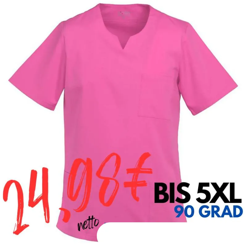 DAMEN - KASACK 293 von MEIN-KASACK.de  / Farbe: pink / 50% Baumwolle 50% Polyester 175 gr. | MEIN-KASACK.de - KASACK - KASACKS