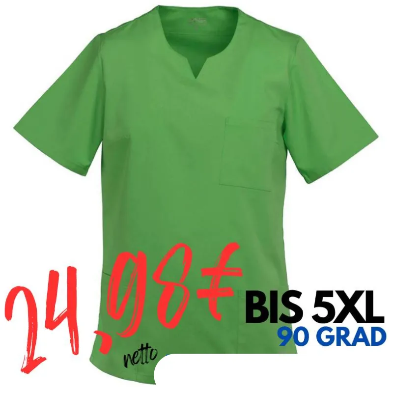 DAMEN - KASACK 293 von MEIN-KASACK.de / Farbe: lemon green / 50% Baumwolle 50% Polyester 175 gr. | MEIN-KASACK.de - KASACK - KASACKS