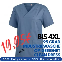 DAMEN - KASACK 769 von LEIBER / Farbe: königsblau / 50 % Baumwolle 50 % Polyester