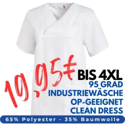 DAMEN - KASACK 769 von LEIBER / Farbe: weiß / 50 % Baumwolle 50 % Polyester