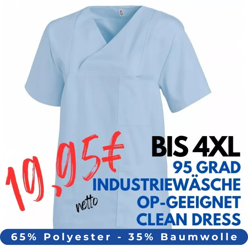 HERREN - KASACK 769 von LEIBER / Farbe: hellblau / 50 % Baumwolle 50 % Polyester | MEIN-KASACK.de - KASACK - KASACKS