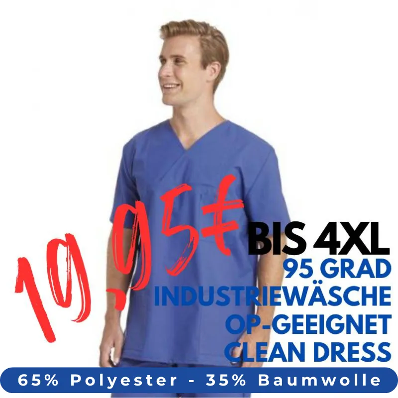 HERREN - KASACK 769 von LEIBER / Farbe: königsblau / 50 % Baumwolle 50 % Polyester | MEIN-KASACK.de - KASACK - KASACKS